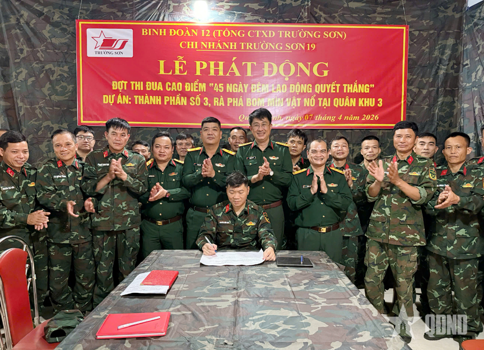 Chi nhánh Trường Sơn 19 phát động thi đua cao điểm “45 ngày đêm lao động quyết thắng”